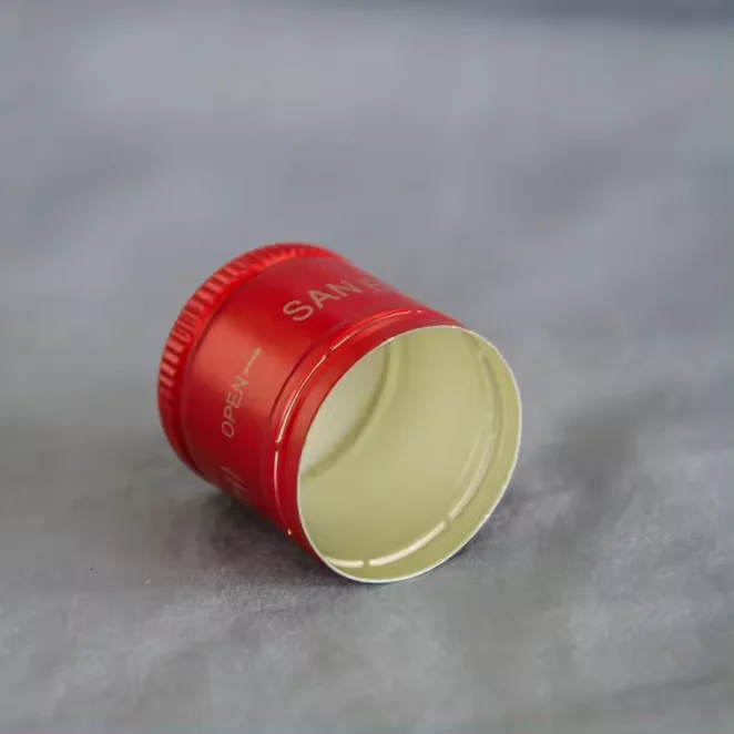 24mm 28mm Screw Aluminum plastic Cap for Olive Oil Pilfer Proof Cap Ropp CAP