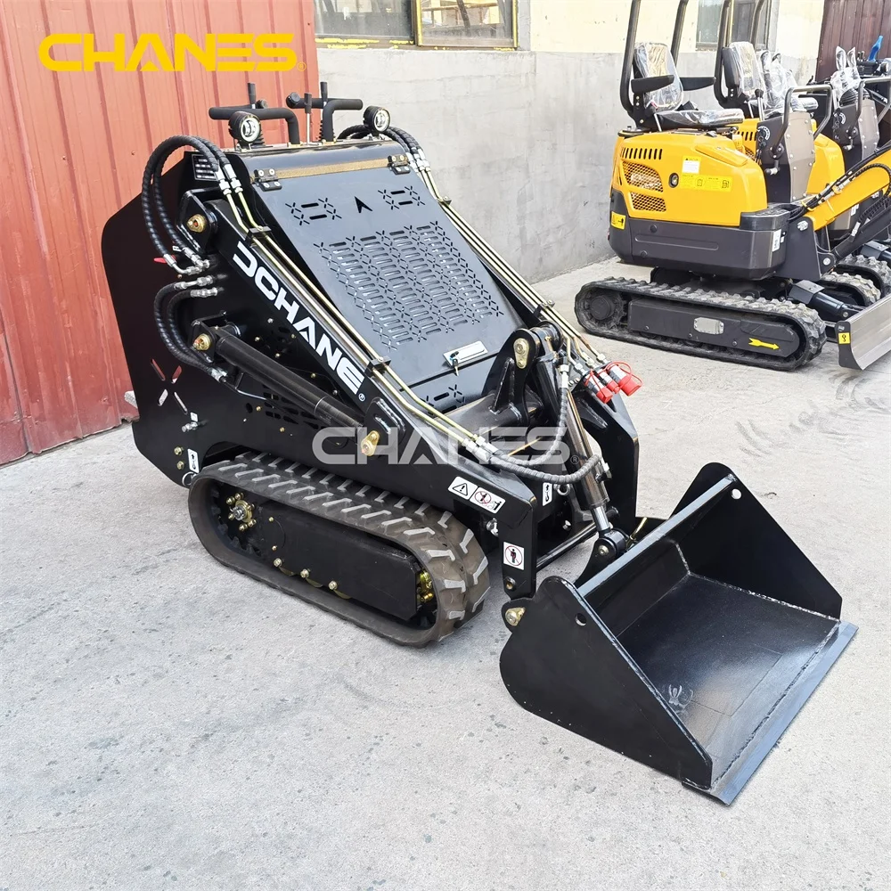 Black knight mini skid steer tracked stand on mini loader gasoline power GX630 GX690 Vanguard Kohler EPA engine global warranty