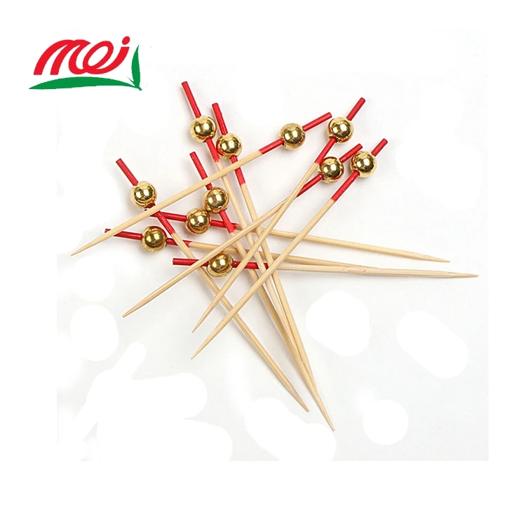 Factory Direct Disposable Small Bbq Bamboo Sticks With Ball