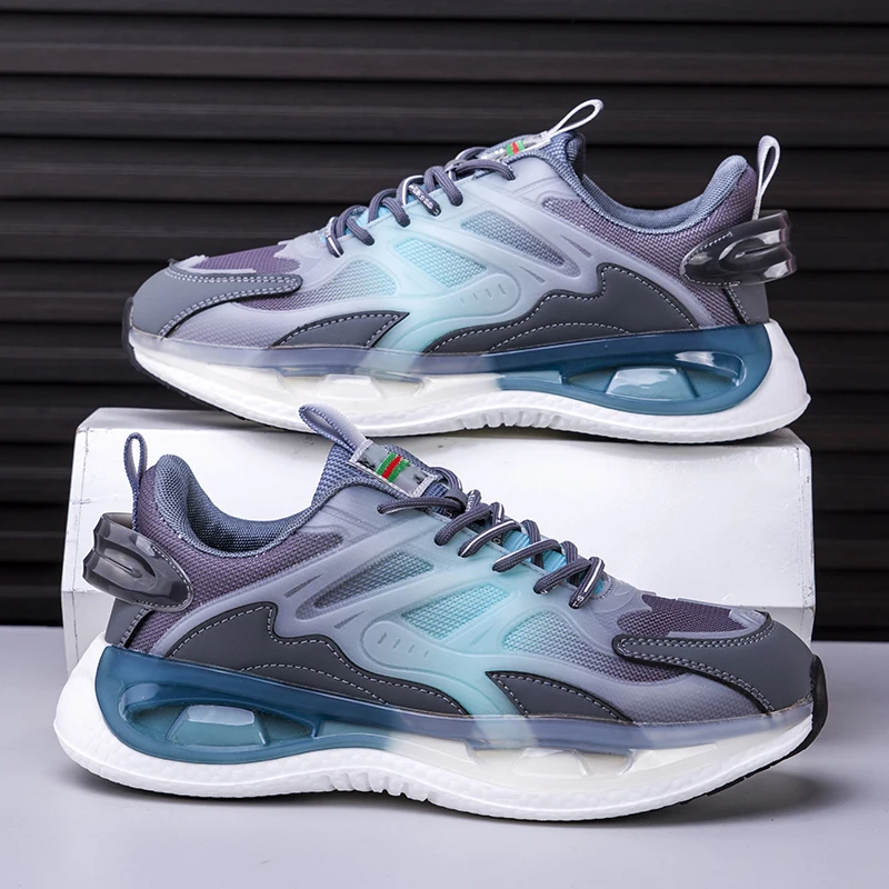 Adit Shoes Factory Wholesale New Design Comfortable Rubber Sole Breathable Mesh Running Walking BasketballStyle trend Shoes Men