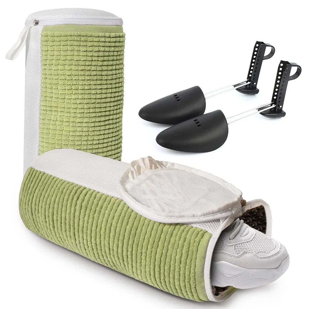 360 Wrap-Around Adjustable Shoe Washing Cleaner Bag Laundry wash Bag for washing machine