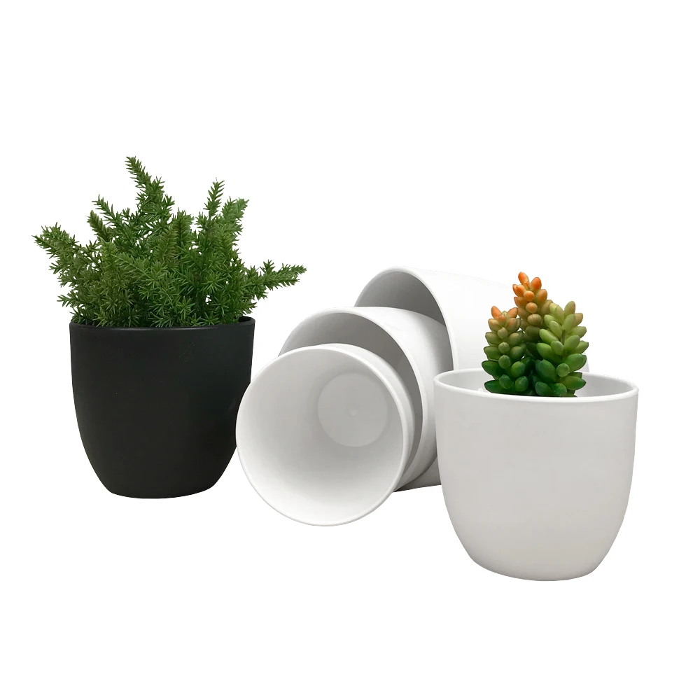 Cheap  customizable indoor and outdoor decoration  5.5 inch Plastic planters for Succulent