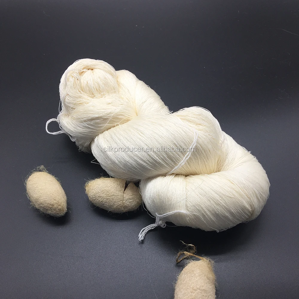  Tussah шелковая пряжа из 100% шелка