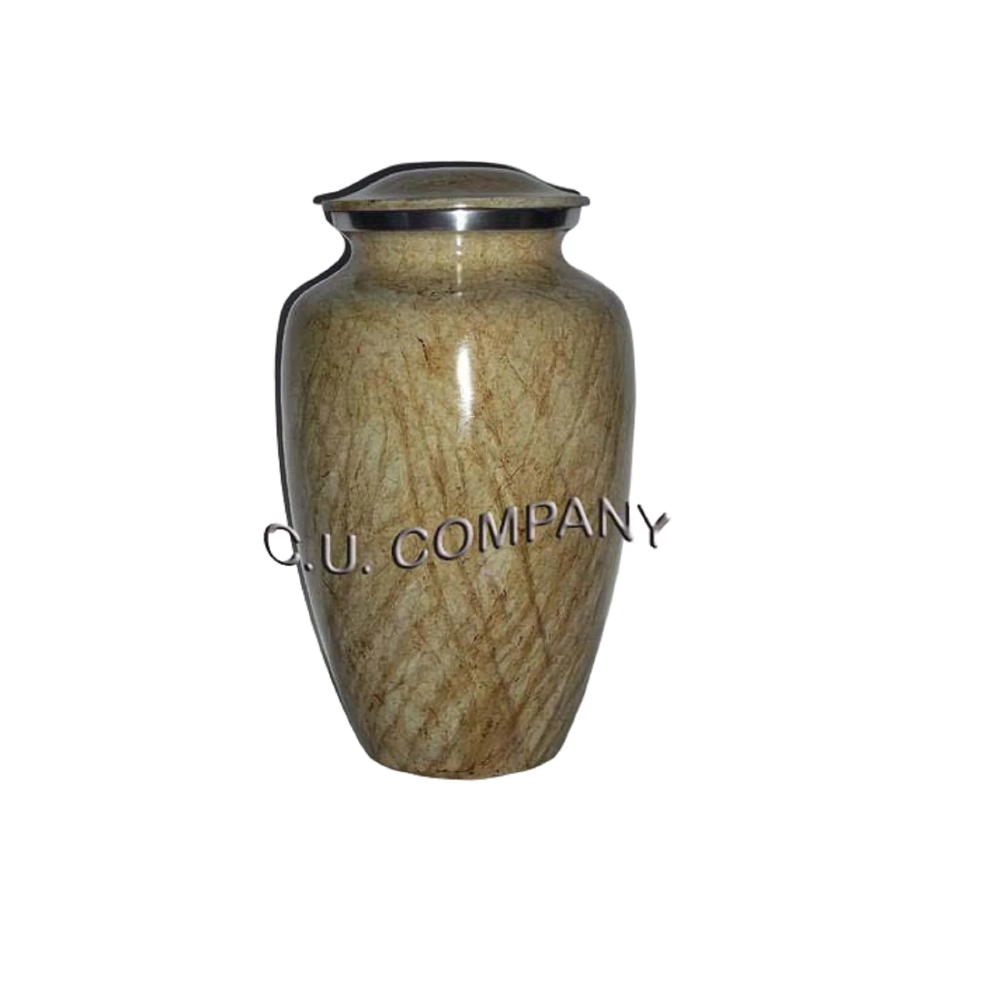 Pleasant Aluminum Cremation Urn For Adult Ashes Keepsake Metal Urn Premium Quality Pure Solid Metal Funeral Urn Wholesale Price