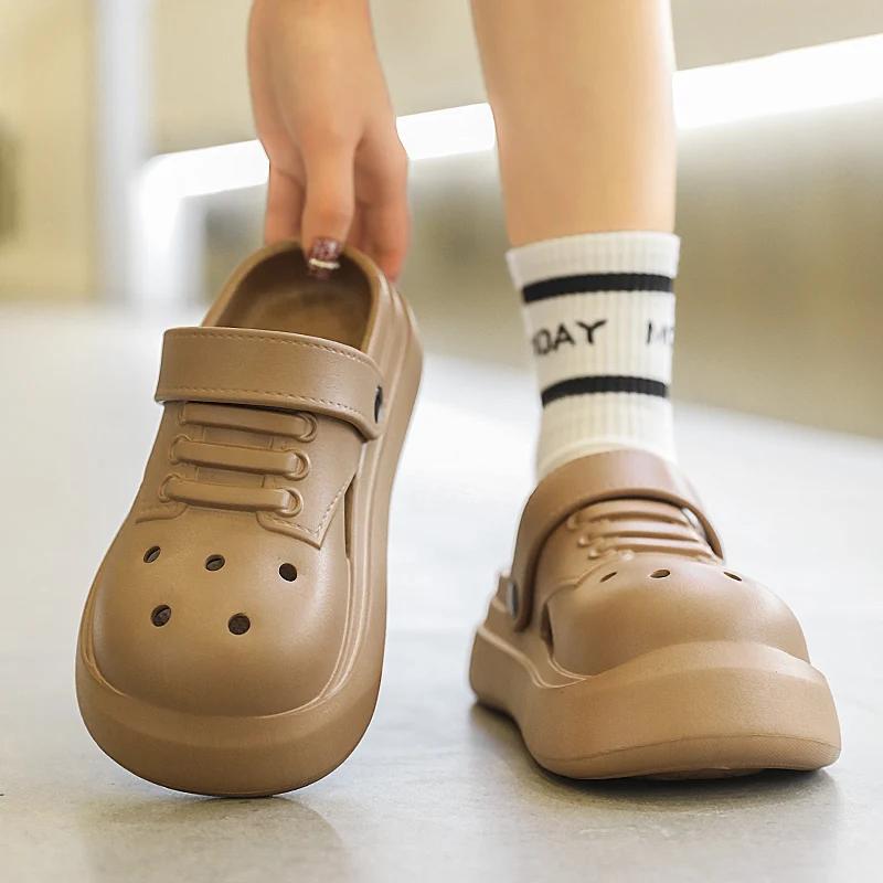 Casual Footwear Summer Eva Breathable Beach Shoes Slides  Cute Creative Outdoor Garden Slipper