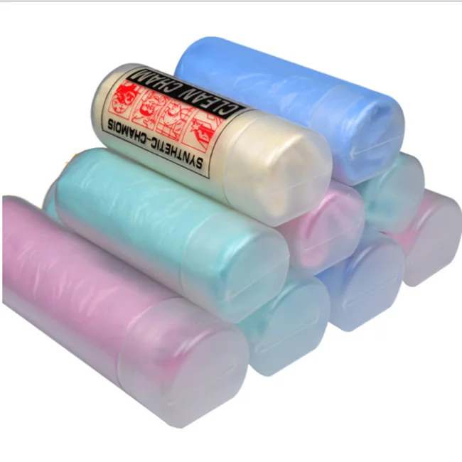 Synthetic Chamois Leather Drying Towel Super Absorbent PVA Shammy Fast Drying Car Cleaning Cloth