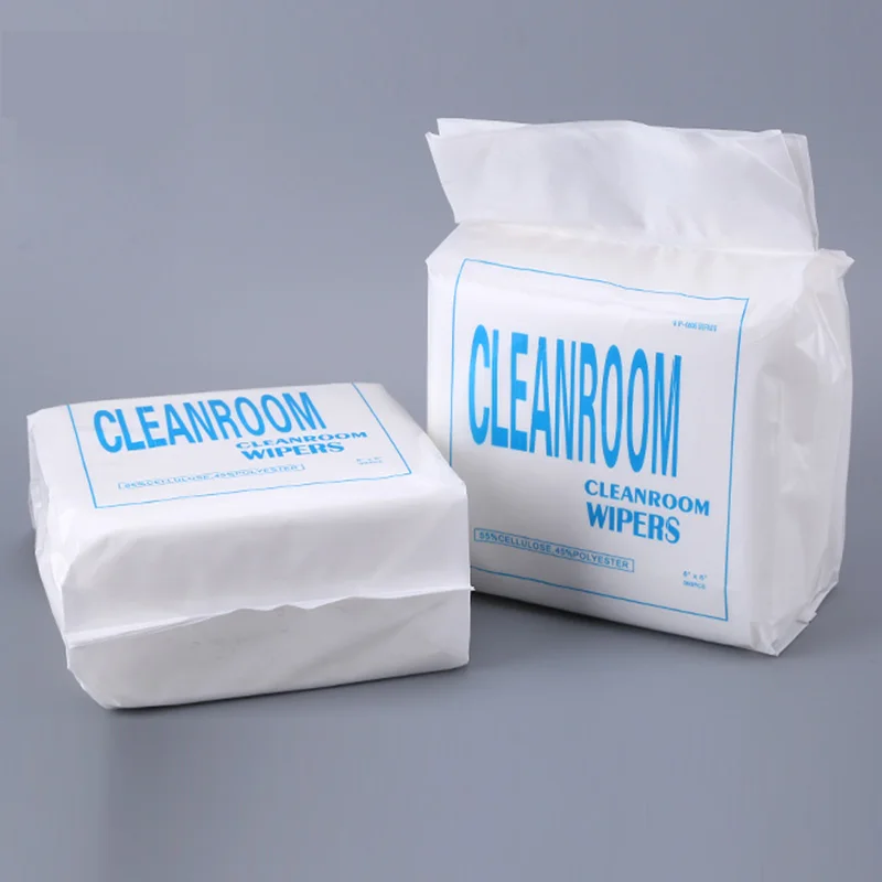 Free Samples Cleaning Room Wiper 100% Polyester Cleanroom Wipes Clean Room For Electronics