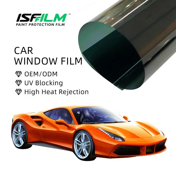 automotive anti-glare carbon nano wholesale privacy solar Cheap windscreen car glass Sun Blocking Window Film sticker