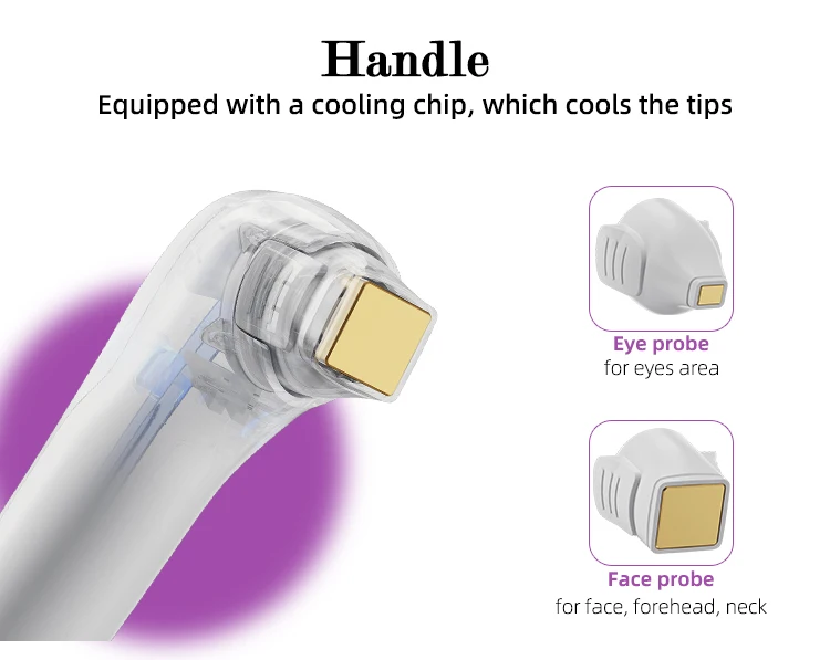 2024 New Upgraded Agemage 6.78MHz Energy Output Thermal Monopolar RF Radiofrequency Face and Eye Probes for Skin Rejuvenation