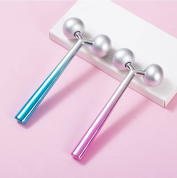 Hot Sale Jade Roller Handheld Face Massager 3D Germanium Roller For Anti-wrinkle Cellulite Removal Thin Face