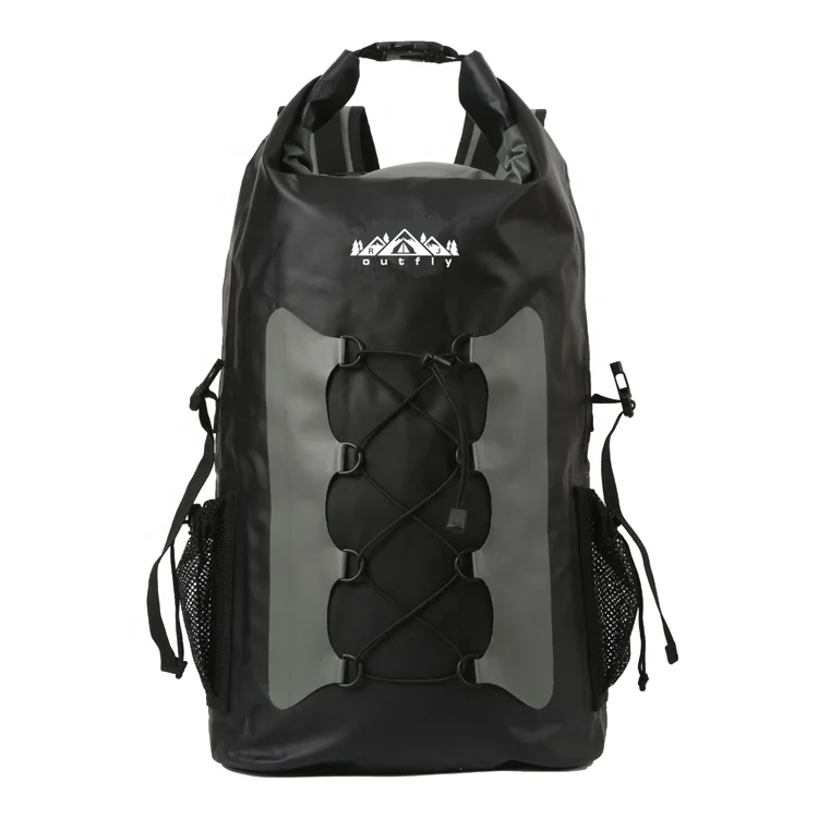 
popular PVC tarpaulin waterproof dry backpack high frequency welded seams for camping hiking travelling boating swimming 