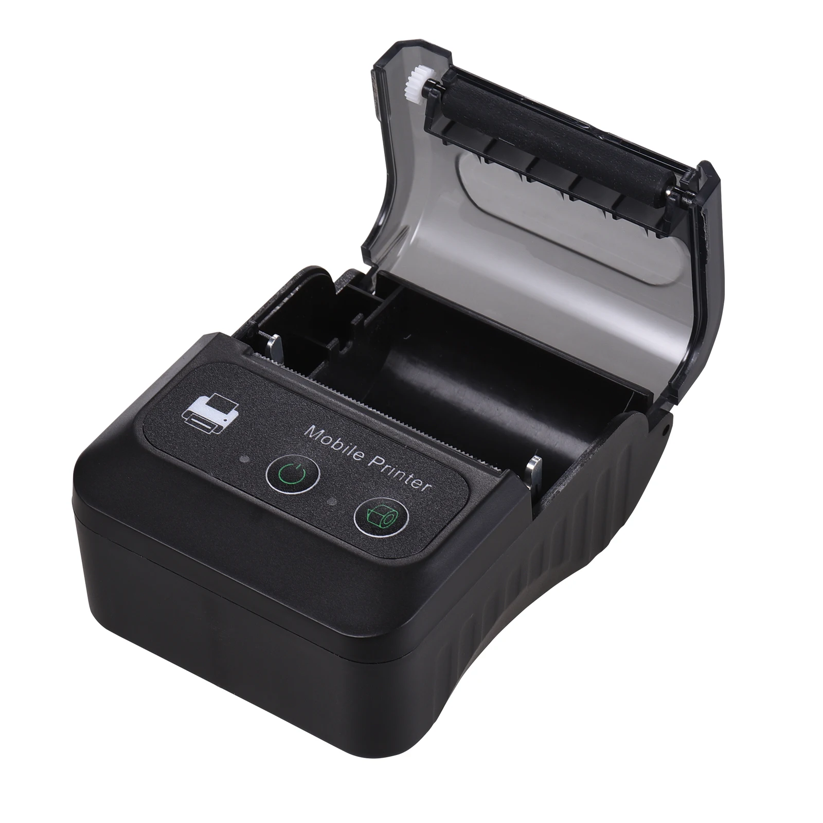 OWNFOLK Portable Barcode Mini Printer with BT USB Ports Support Android IOS Shipping Label Printer