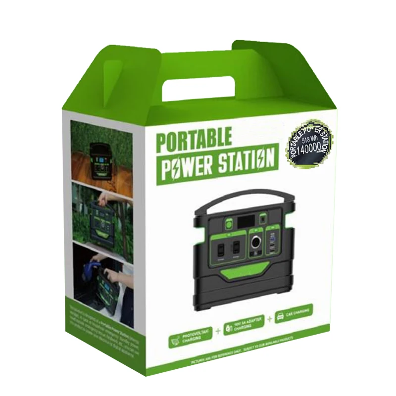 Camping Outdoor 110 V 220 V Mobile Solar Generator Lithium Battery 1000w Portable Power Station