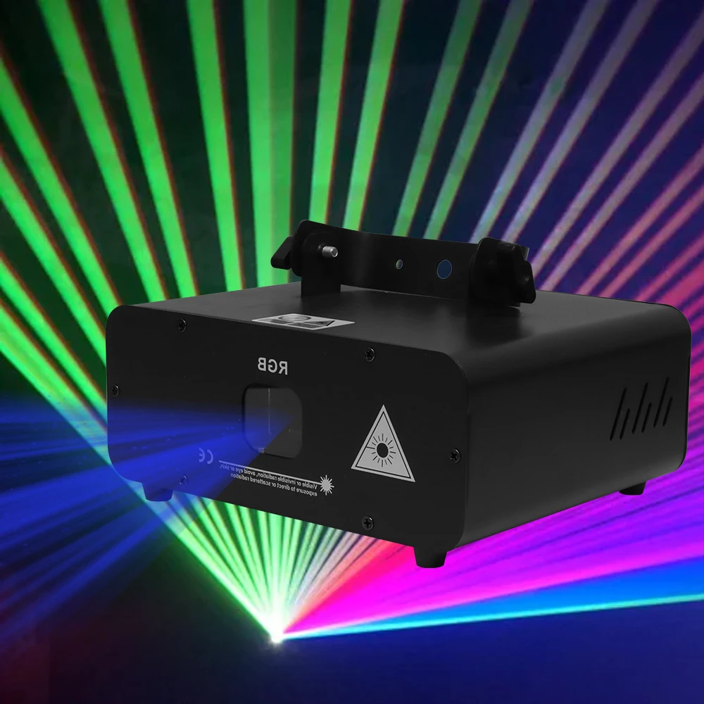 3W Full Color Laser Light Nightclub Rgb Laser Small Power Indoor Disco DJ Club Show Lazer Animation 3D Laser Projector