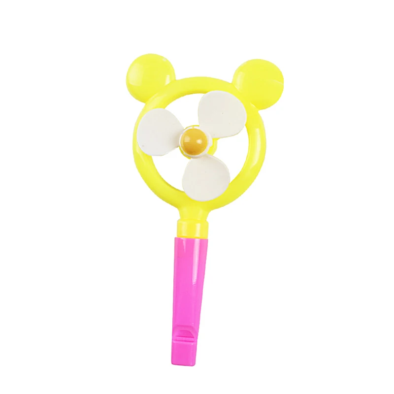 China Factory Mouse Mickey Head Fan Whistle Cheap Small Plastic Whistle Toy For Children