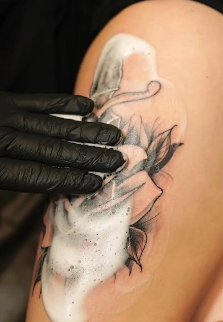 200ml Deep Cleansing Tattoo Wash Foaming Tattoo Cleanser Tattoo Repair Aftercare Moisturizing Foam