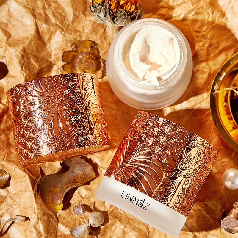 Lin Makeup Ganoderma Pearl Lady Cream Skin care line lifting Face cream own brand face whitening cream