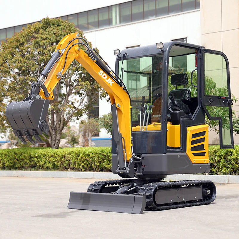 Free Shipping Kubota Engine Small Mini Excavators Multifunction Hydraulic Crawler Digger Farm Used Cheap Mini Excavator 2 Ton
