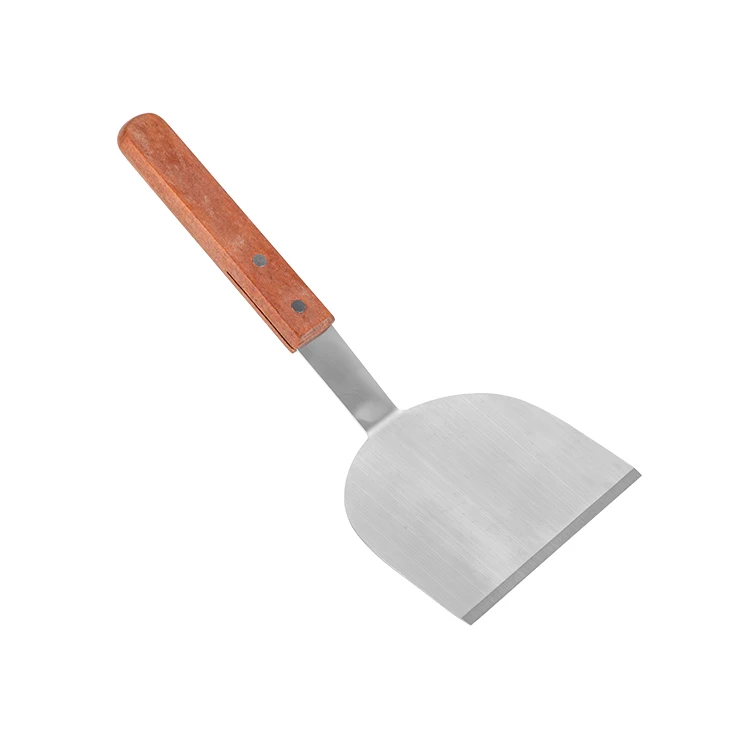 Professional Metal Pancake Patty Hamburger Burger Grill Spatula Turner Hamburger Turner