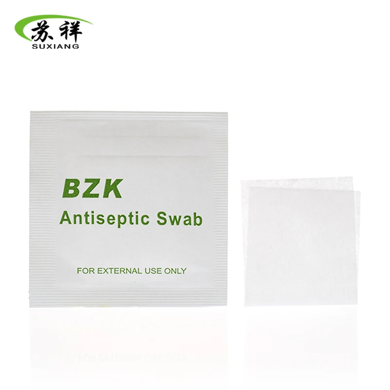 Benzalkonium Chloride Antiseptic Towelette First Aid Wound Hand Sanitizing Wipes for Cleaning Use BZK Wet Wipes