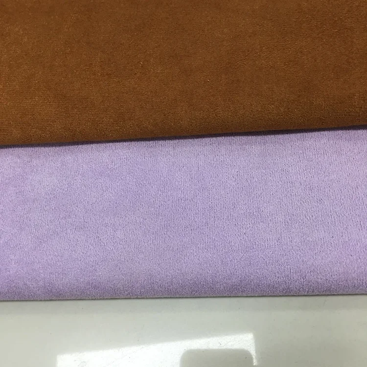 Wholesale eco friendly Shrink-Resistant 100% polyester suede fabric