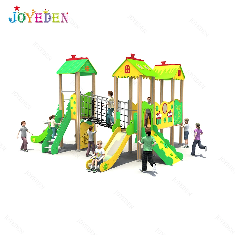 Professional design PE Board commercial outdoor playground children customized amusement park game playground