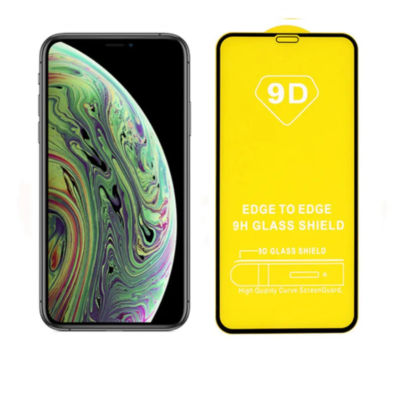 9D glass for iPhone 14 Pro Max high quality full cover screen protector film for iphone 14 13 12 11 pro max tempered glass