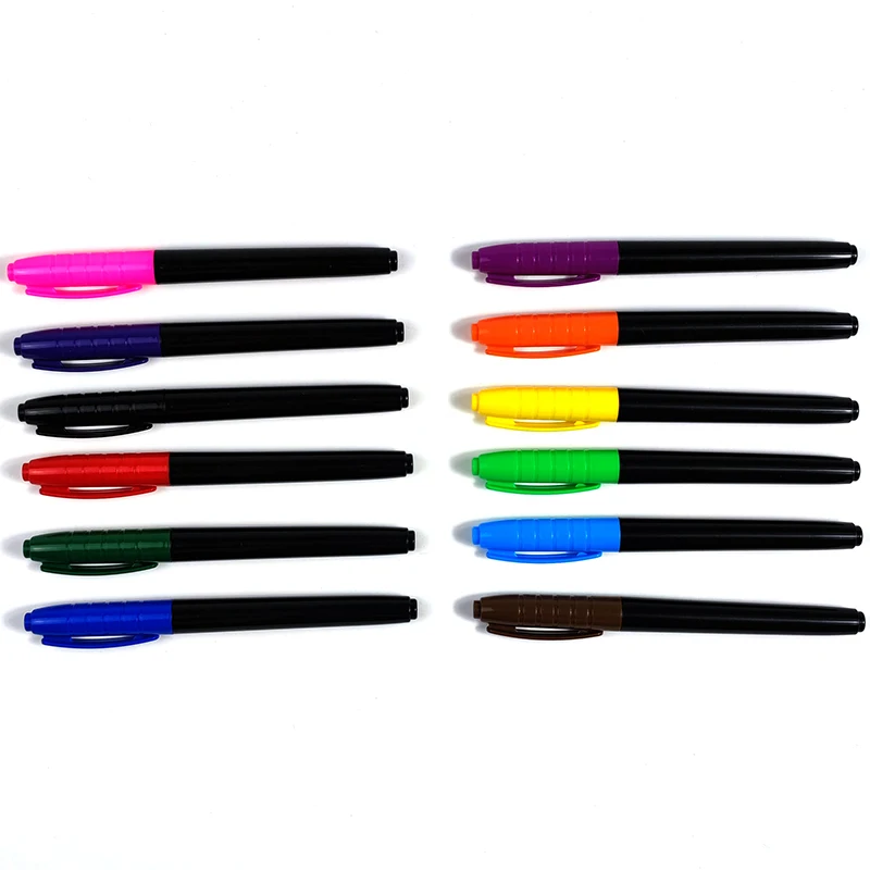Stationery Conform to ASTM Assorted Colors Waterproof Alcohol Based Non Toxic Permanent Marker Pens