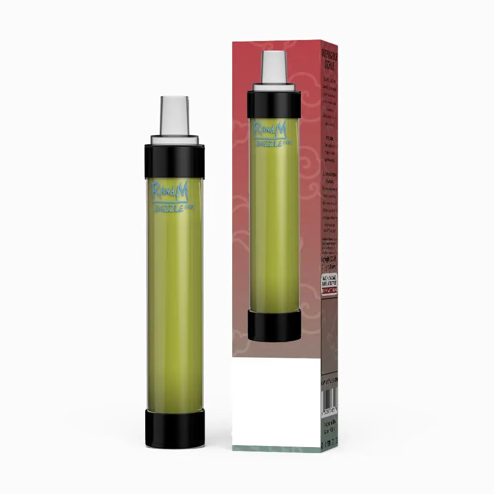 Оригинальная сигарета Fumot, 1100 мАч, 2600 затяжек, перезаряжаемая, случайный Dazzle Pro со светодиодной подсветкой, светящаяся ручка для вейпа