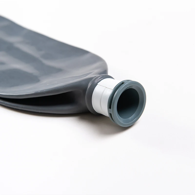 High Quality Hospital Supply Black latex rebreathing bag anesthesia breathing bag