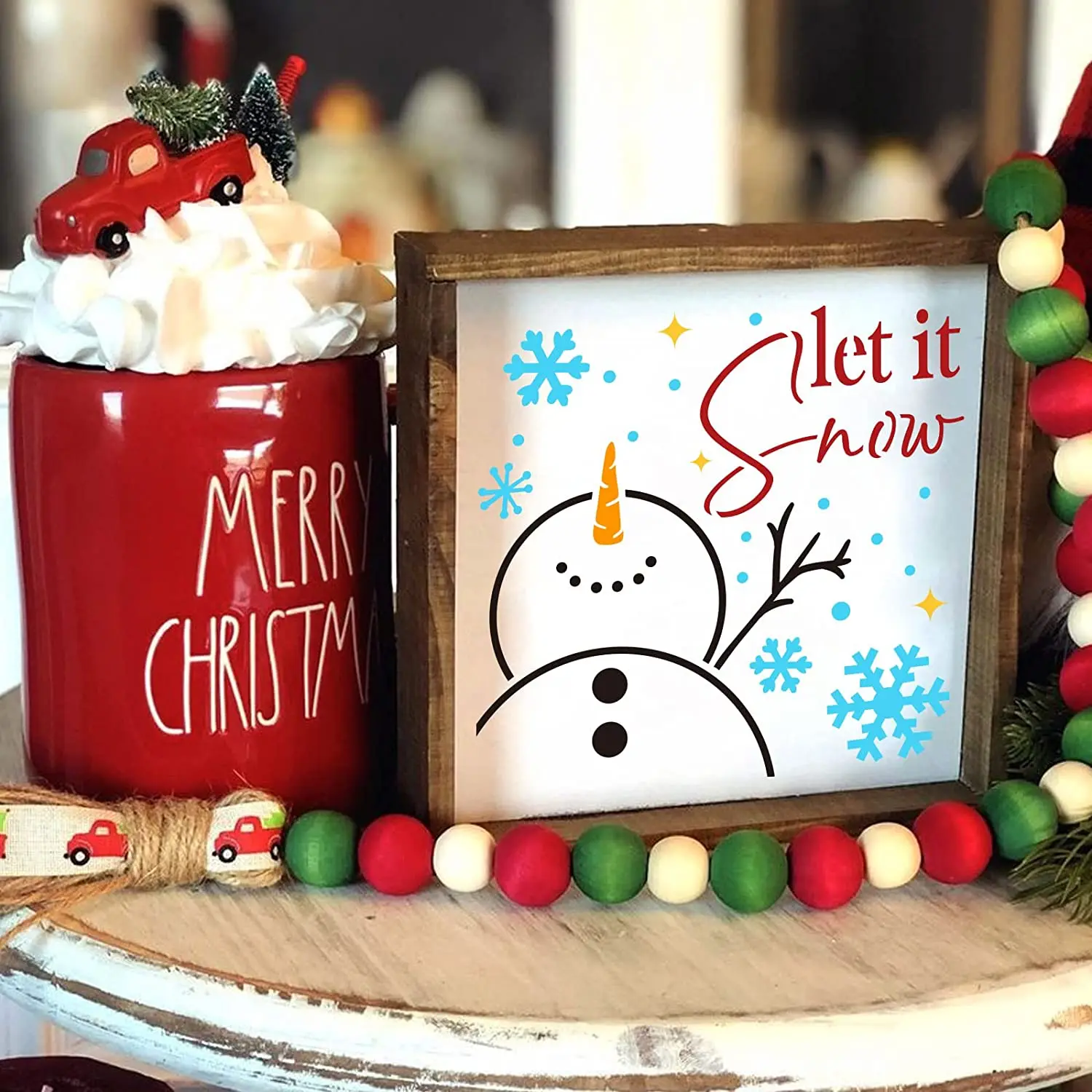 Рождественские трафареты на заказ, трафареты, Рождественское украшение, лазерная резка, сделай сам, шаблон, трафареты для рисования животных