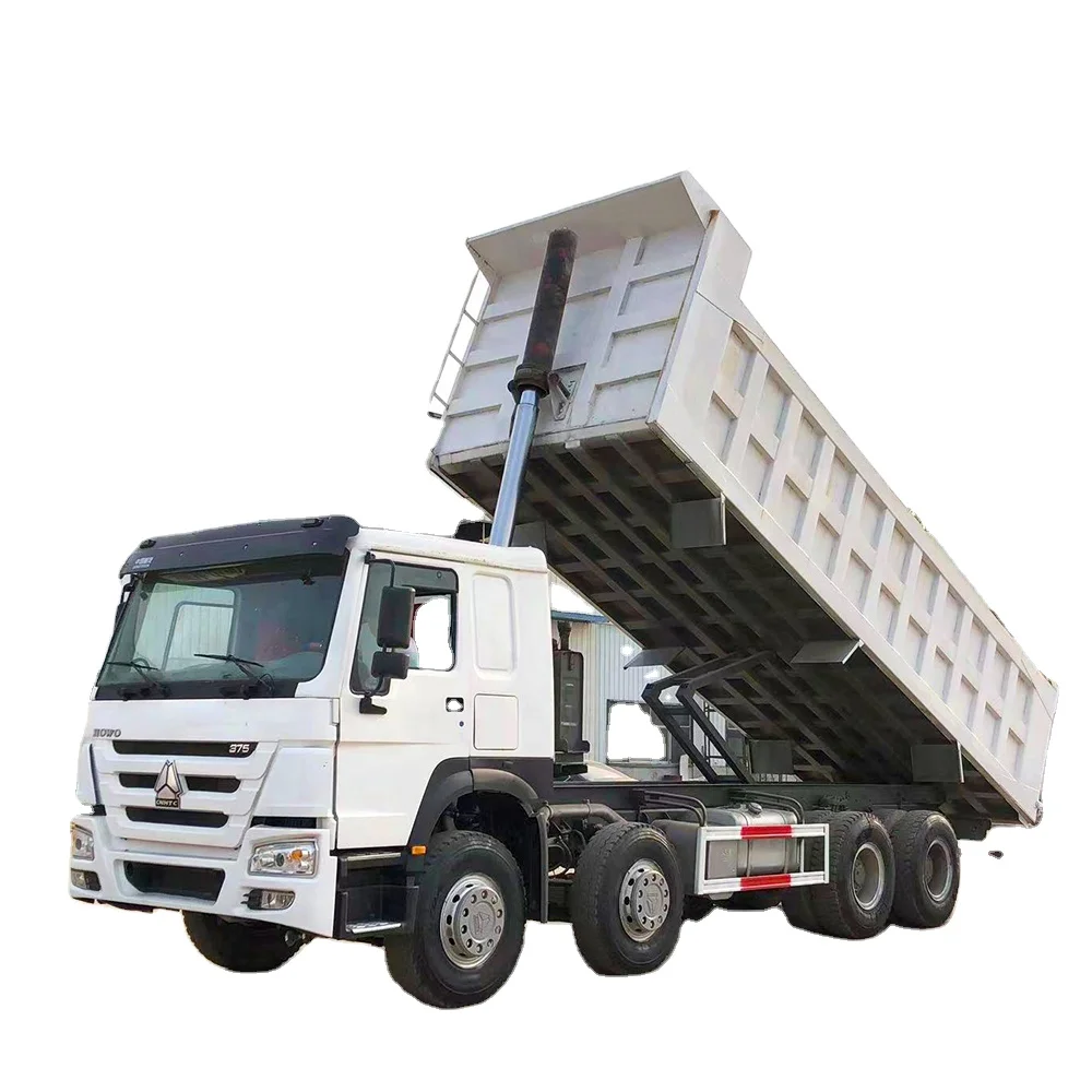 Used dump truck truck HOWo 371 HP 12 wheel 8*4 factory source direct sales