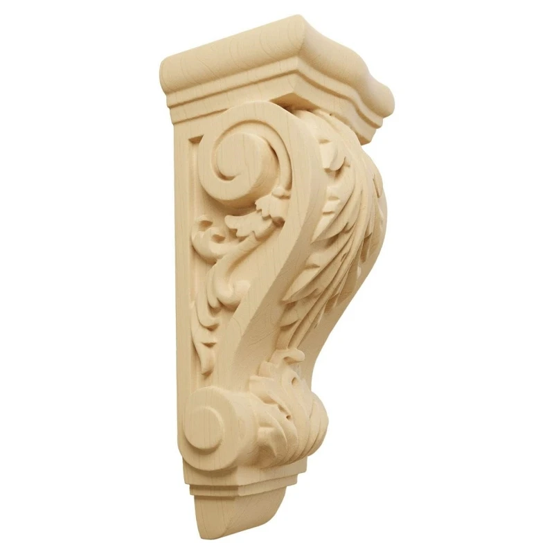 Wood Corbels Hand Carved Wood Corbel For American Country Home Exterior Decoration Brackets Wall Shelf Bracket Duty hand fan