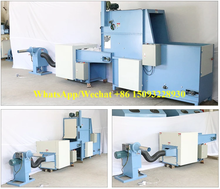micro fiber opener hollow polyester ball fiber opening machine for pillow pet cushion filling machine