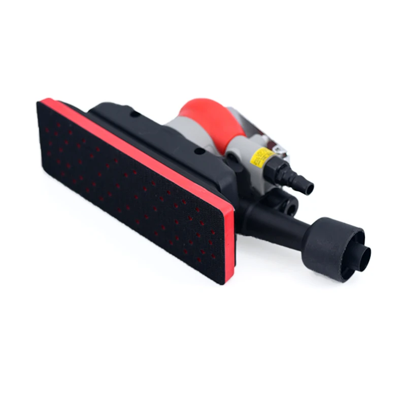 70 x 198mm Square Rectangle Air Random Orbital Sander Self-vacuum Tool Ready Pneumatic Sanding Machine