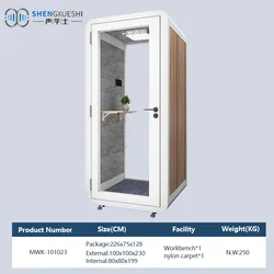 Selling indoor movable office phone modular telephone booth Phone Booths For Sale