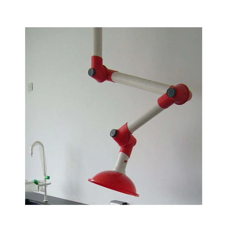 Lab universal fume extraction hood series,spring arm gas fume extractor hood