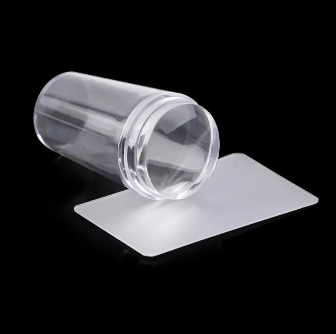 3,8 см XL прозрачный штамп для ногтей Желейный штамп для дизайна ногтей