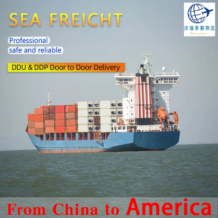 Sea Freight Forwarder Shipping DHL Fedex Service Shipment Agent from Shenzhen Yiwu to Usa Europe Pakistan South Africa