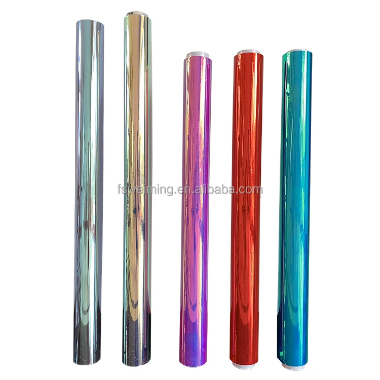 PVC/TPU Transparent Rainbow Dichroic Iridescent Film For Bags, Shoes And Decoration