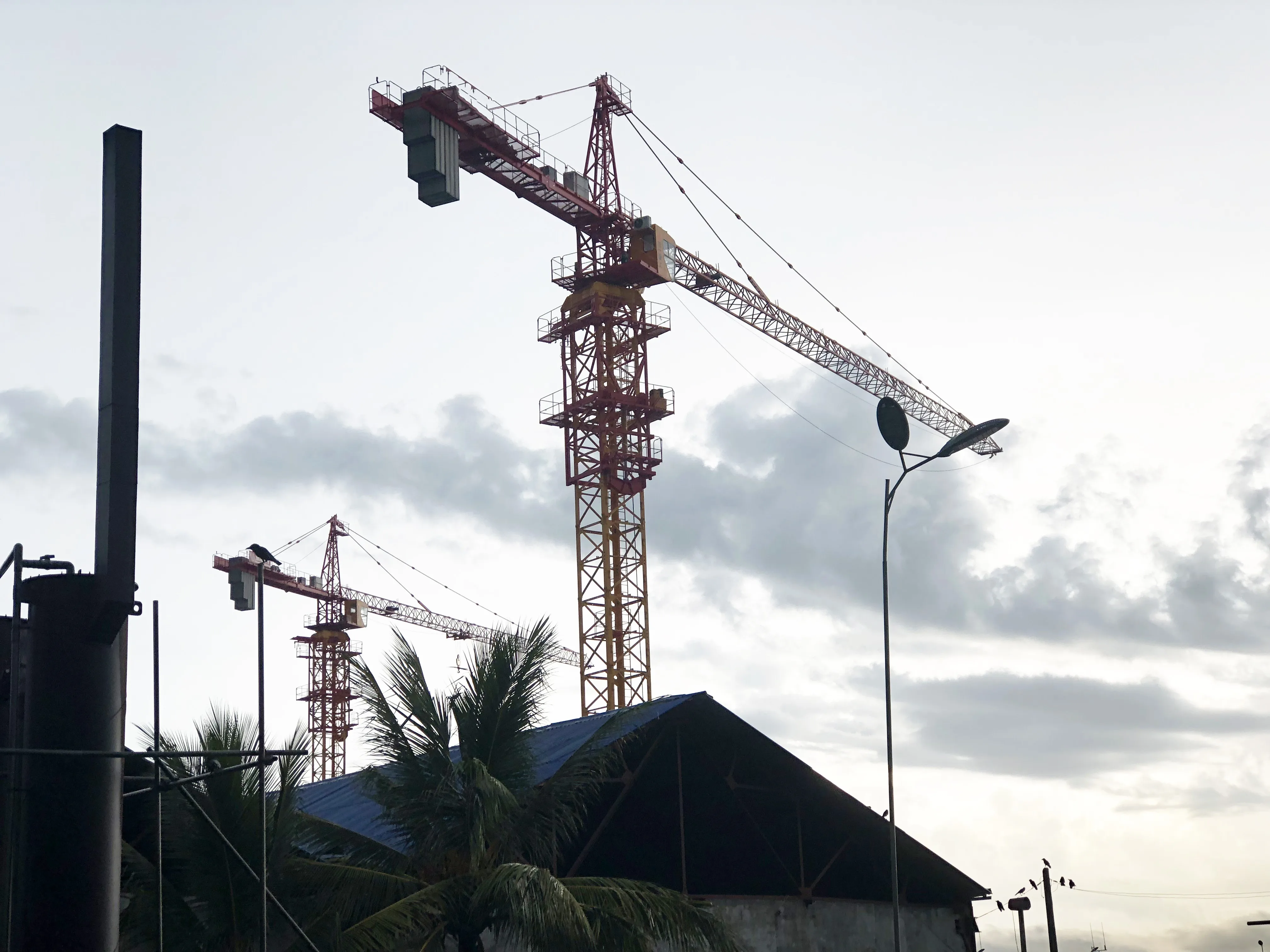 China building machinery SYT100 T6515-6 tower crane price for sale