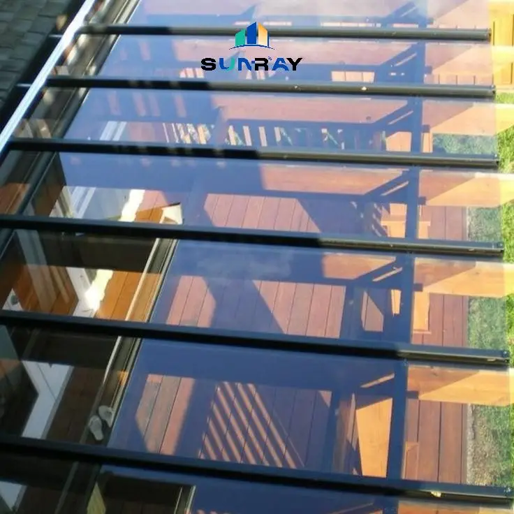 Hot Sale Home Sun Room Top Shed Electric Automatic Sliding Skylight Sunroof Retractable Roof Windows Glass Sunroom Folding Fixed