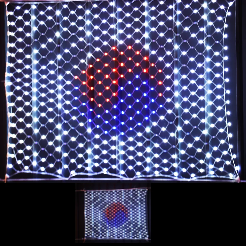 High Quality Give Out Light Plug Mesh String Light Flag Lights Of Various Countries For Yard Patio Pathway Decoration