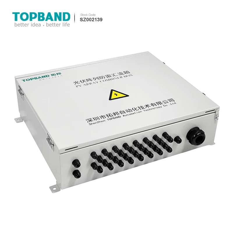 Factory 2~24 Ways DC AC 4 strings Intelligent Solar Monitoring PV array combiner box