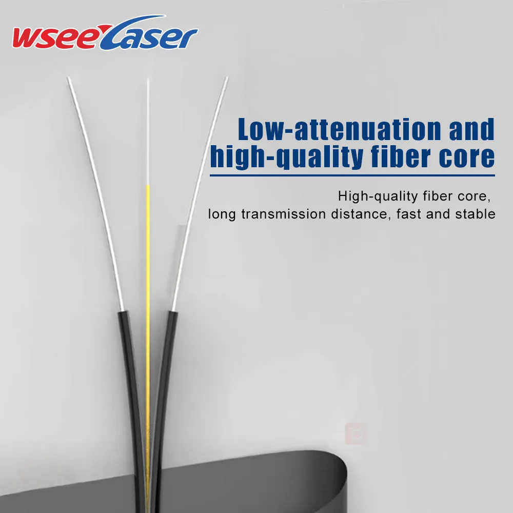 New WSEE Fiber Optical Cable 1Km Price Of Ftth Optical Fiber Cables Wires good price