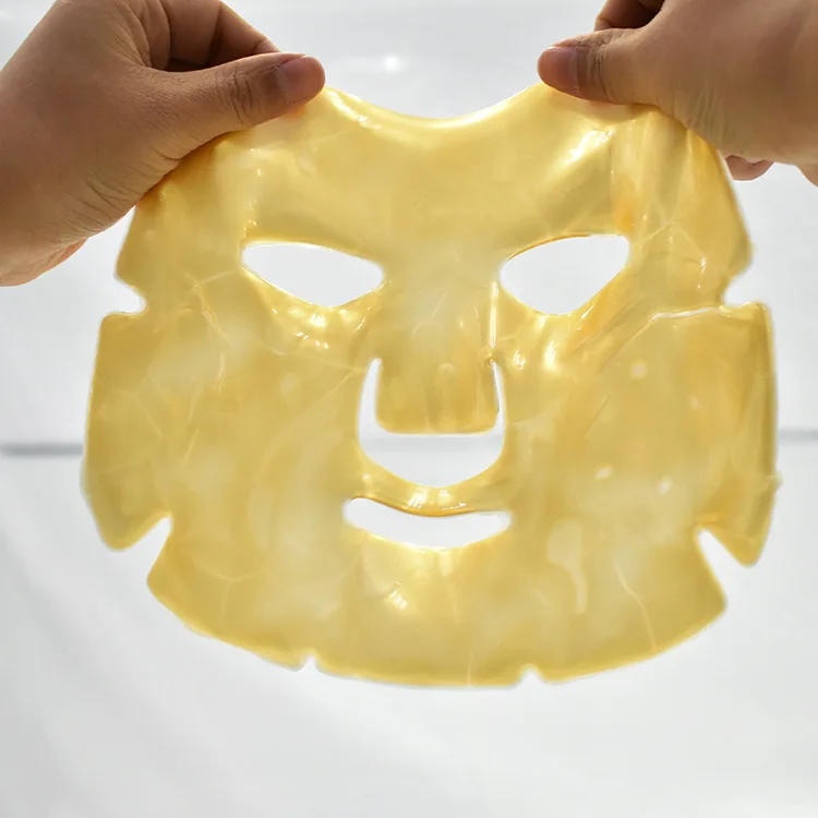 Small MOQ To Private Label Custom Logo With Your Brand Face Mask Patch Sheet Hyaluronic Acid Collagen