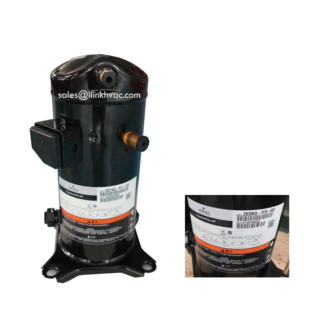 Новый copeland свиток компрессор zb38kqe-tfd-558/ zb38kqe zb emerson компрессор прокрутки