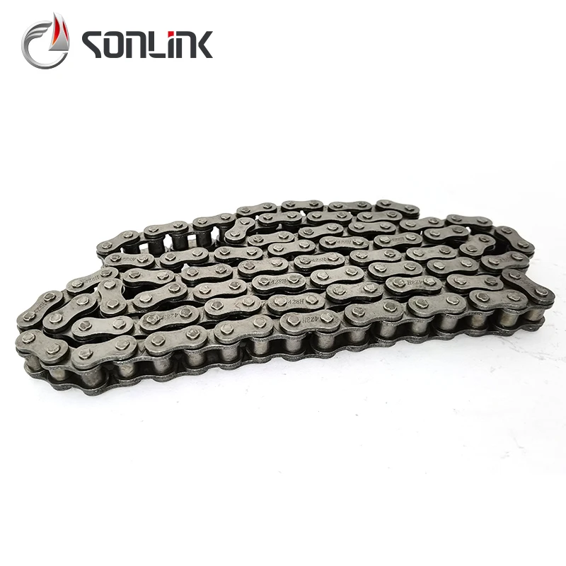 Motor Cycle Steel Roller Chain Accessories High Wear Resistance