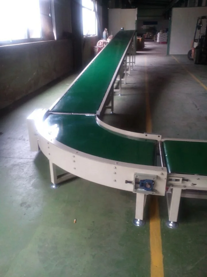 High quality powered Circular belt transport belt conveyor systems