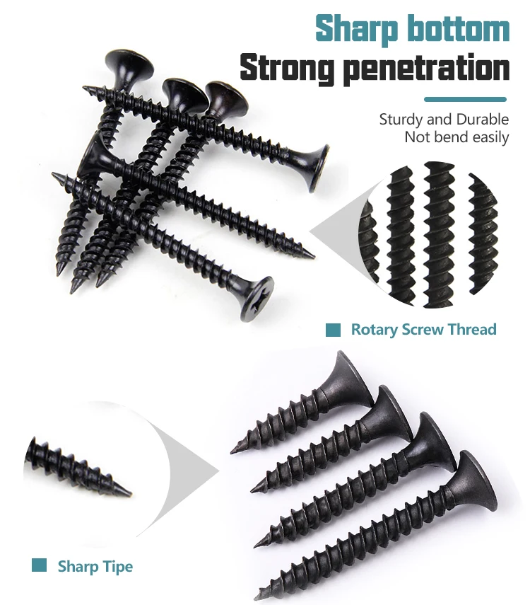 Black Drywall Screws